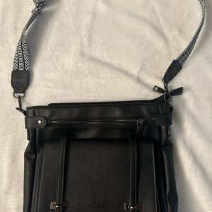 Elegant Black Crossbody Bag by Fossil
